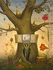 Vladimir Kush Genealogy Tree painting